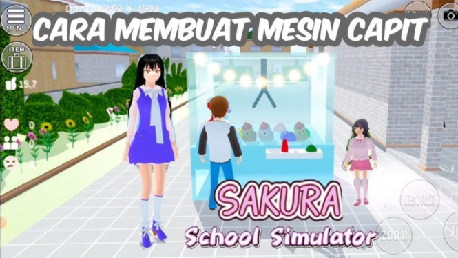 Mesin Capit iPhone di Sakura School Simulator
