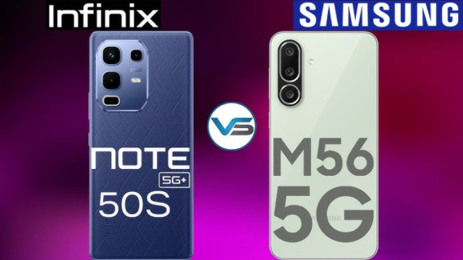 Infinix Note 50s 5G vs Samsung Galaxy M56 5G
