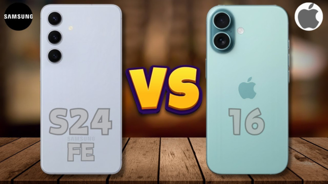 Pertarungan Flagship: Apple iPhone 16 vs Samsung Galaxy S24 FE