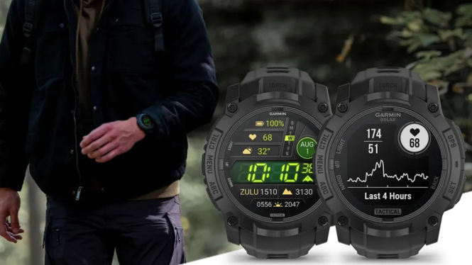 Garmin Instinct 3 Tactical Edition: Smartwatch Tangguh dengan Fitur Siluman