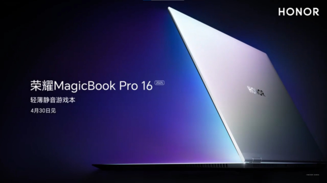 Honor MagicBook Pro 16 Usung GPU RTX 5070