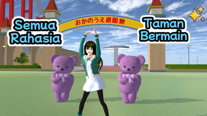 Cara Mudah Membangun Taman Bermain di Sakura School Simulator, Dijamin Seru dan Kreatif!