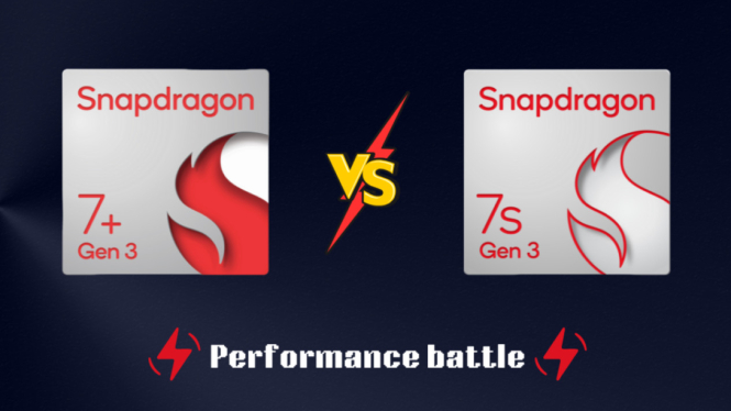 Snapdragon 7+ Gen 3 vs 7s Gen 3