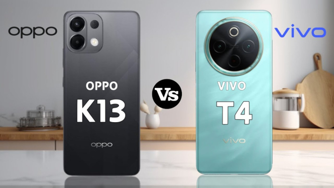 Oppo K13 5G vs Vivo T4 5G: Duel Smartphone Baterai Jumbo