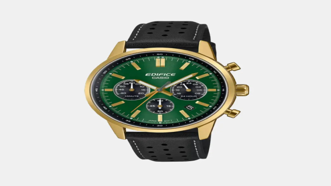 Casio Edifice EFR-575CL-3A: Gaya Klasik dengan Sentuhan Emas