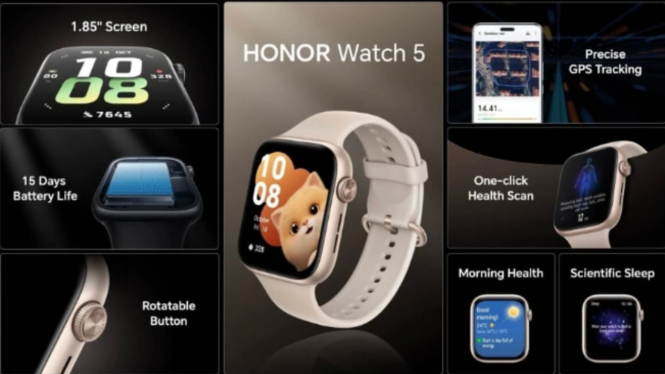 Honor Siap Gempur Pasar! Smartwatch Anyar dengan Desain Futuristik Segera Meluncur