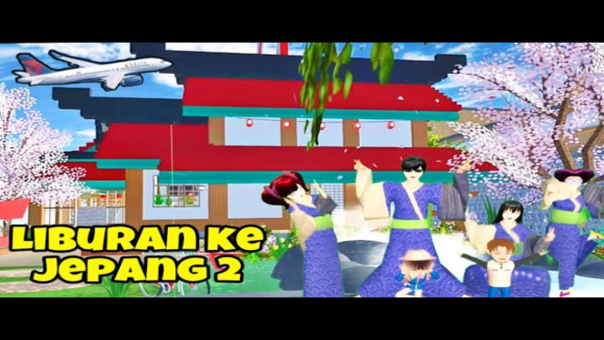 Liburan ke Jepang Lewat Sakura School Simulator