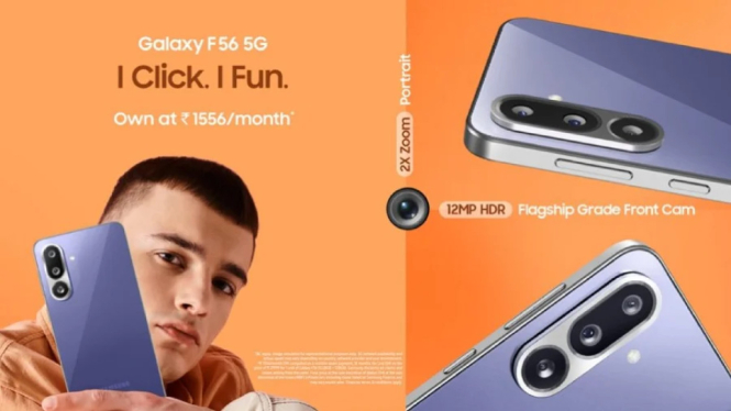 Resmi di India! Samsung Galaxy F56 5G Hadir