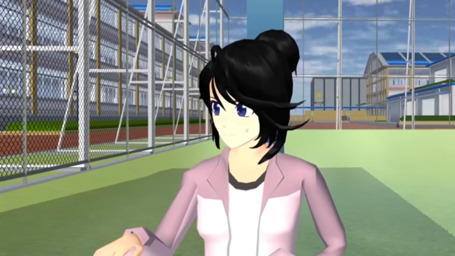 Roller Coaster di Sakura School Simulator