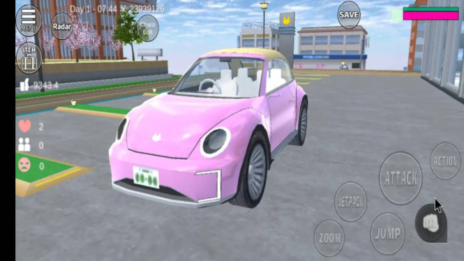 Mobil Parade Keren di Sakura School Simulator,