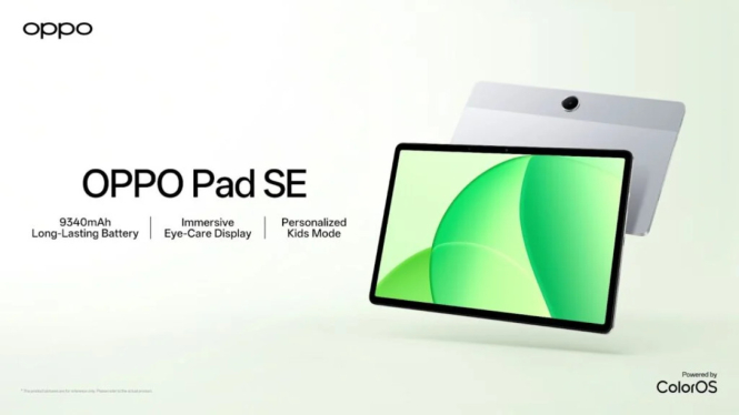 Oppo Pad SE Resmi Meluncur