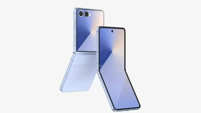 Bocoran Desain Galaxy Z Flip 7: Cover Screen Full Tanpa Poni, Mirip Moto Razr
