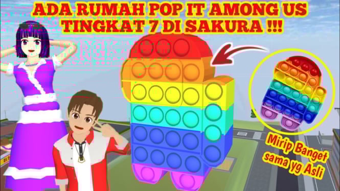 Panduan Lengkap Mengunjungi Rumah Pop It Unicorn di Sakura School Simulator: Tempat Aesthetic Favorit 2025!