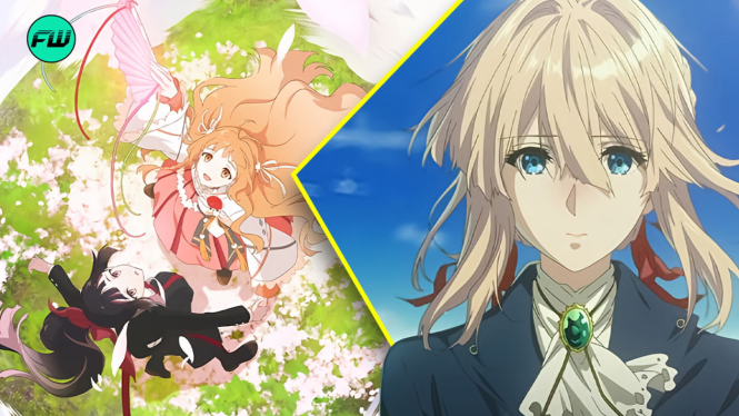 Violet Evergarden di Sakura School Simulator