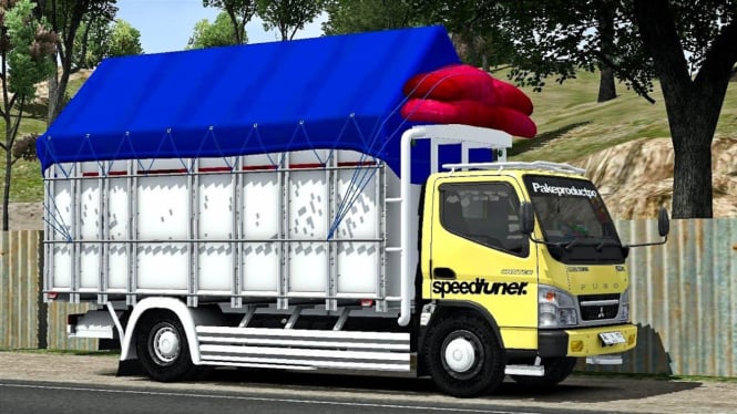 Mod Truk Sanpex Canter Bussid