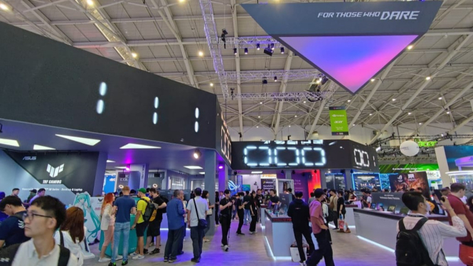 Booth ROG Lab ASUS