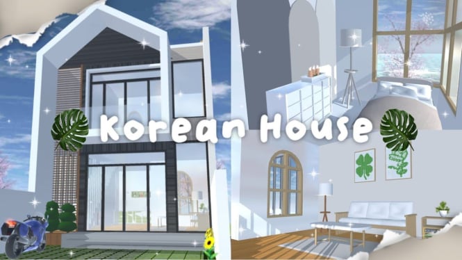 Rumah Korea Kekinian di Sakura School Simulator