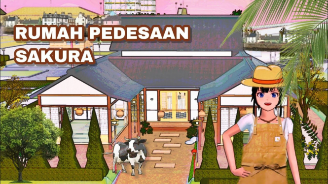 Rumah Pedesaan di Sakura School Simulator