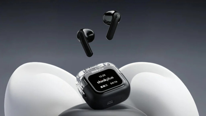 Lenovo LP70 Pro Resmi Rilis: Earbud Pintar dengan Layar Sentuh