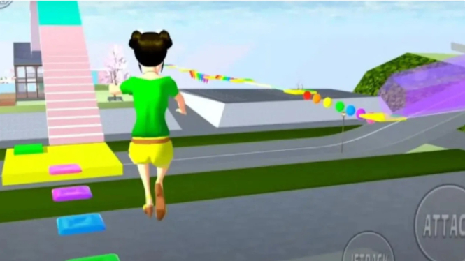 ID Props Parkour Sakura School Simulator