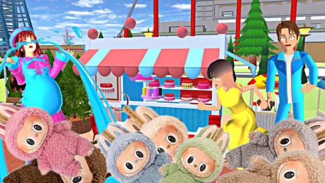 Cara Menemukan Boneka Labubu di Sakura School Simulator