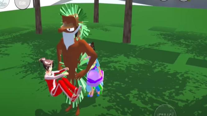 Karakter BRR BRR Patafim Sakura School Simulator