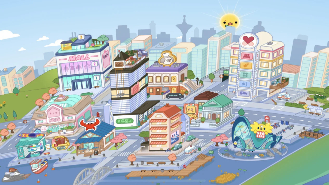 Kota Baru di Toca Life World Tanpa MOD, Dijamin Aman