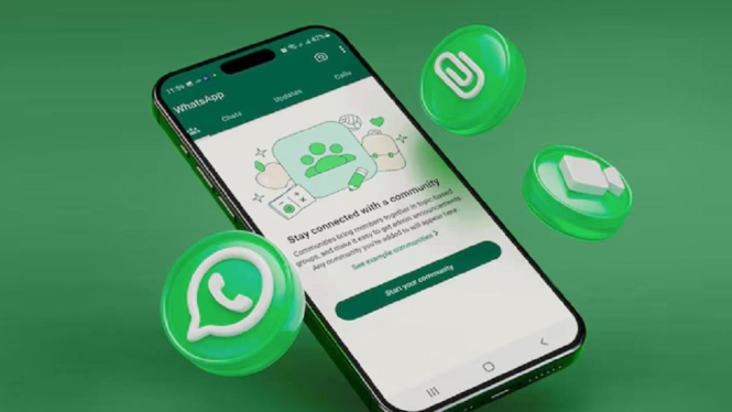Ilustrasi Fitur Chat Audio WhatsApp