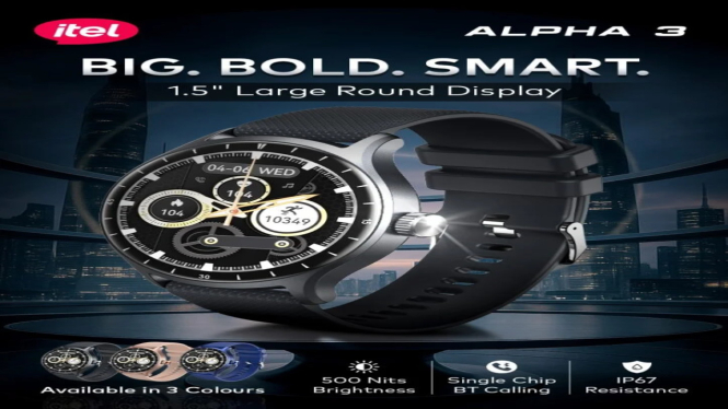 itel Alpha 3 Resmi Rilis: Smartwatch Rp 200 Ribuan