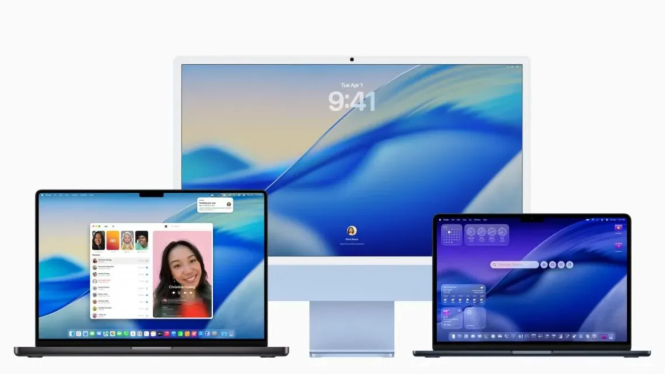 Tampilan macOS 26 Tahoe yang dikenalkan Apple dalam WWDC 2025