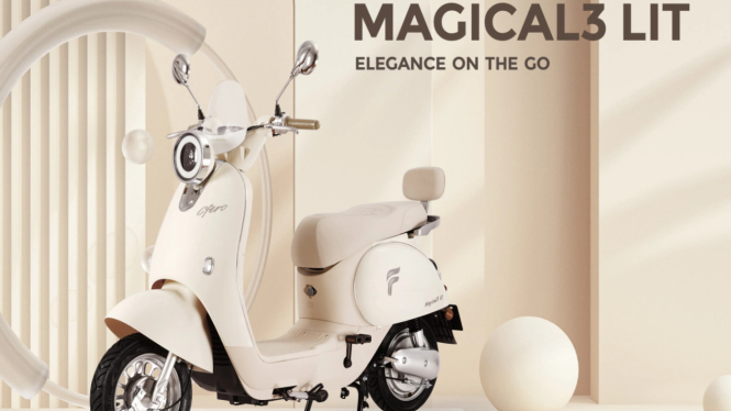Ofero Magical 3 Lit: Skuter Listrik Stylish