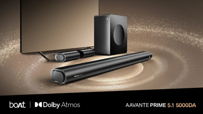 Soundbar boAt Aavante Prime 5000DA Resmi Meluncu