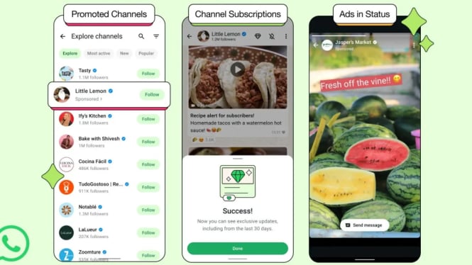WhatsApp Resmi Hadirkan Iklan di Status, Ini Cara Baru Meta Cari Pendapatan