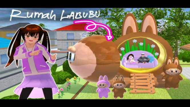 Rumah Labubu di Sakura School Simulator? Begini Cara Mudah Membuatnya!