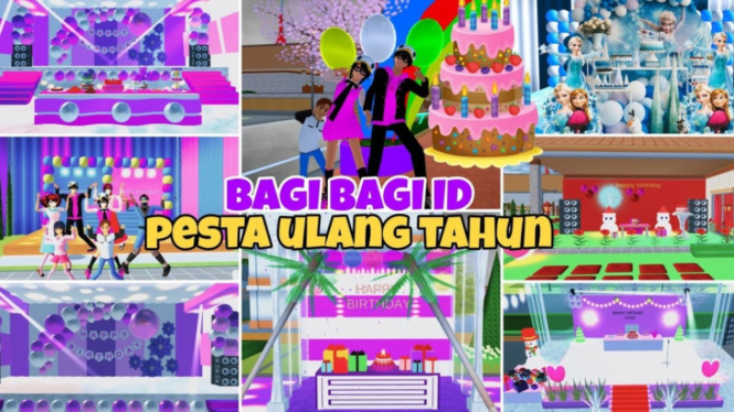 Ingin Rayakan Ultah di Game? Coba 15+ ID Dekorasi Pesta Ulang Tahun di Sakura School Simulator!