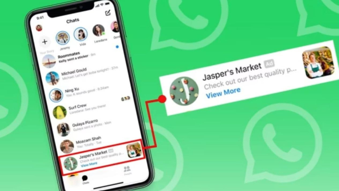 Iklan di WhatsApp