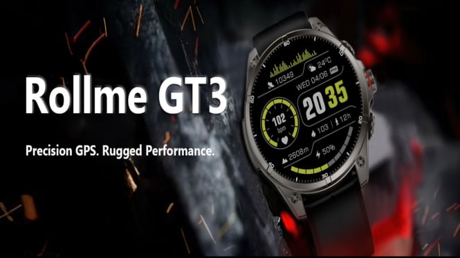 Rollme GT 3: Jam Tangan Pintar Tangguh