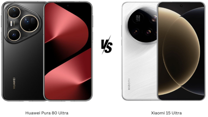 Huawei Pura 80 Ultra vs Xiaomi 15 Ultra