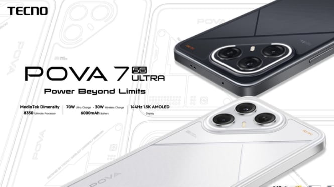 Pova 7 Ultra 5G Resmi Meluncur, HP Gaming dengan Pendingin 12-Lapis dan Charging 70W!