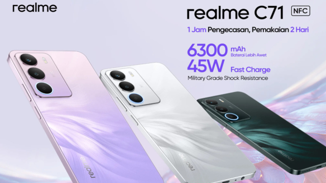 Realme C71 NFC dan Buds T200