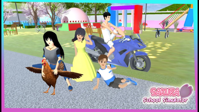 Taman Bermain Sakura School Simulator