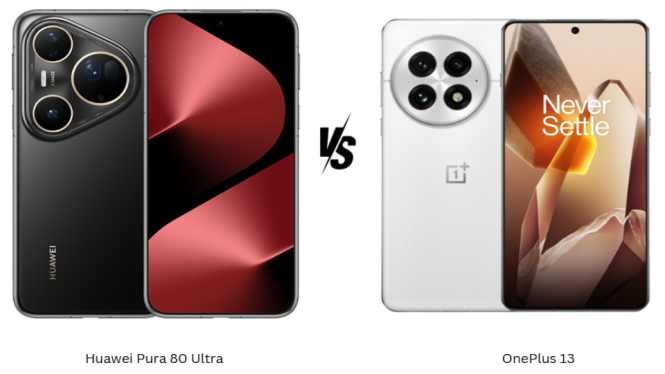 Huawei Pura 80 Ultra vs OnePlus 13
