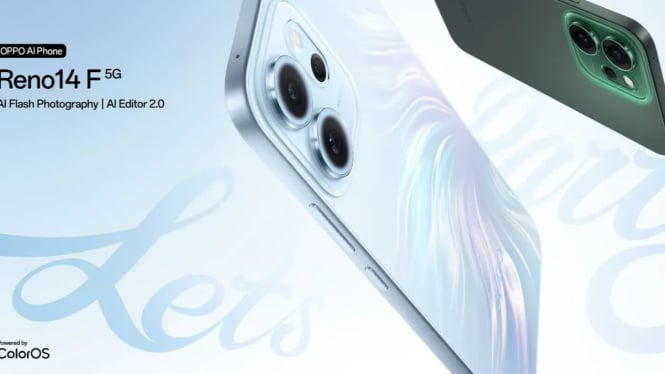Spesifikasi Lengkap OPPO Reno14 F 5G dengan Snapdragon 6 Gen 1 dan Kamera 50MP
