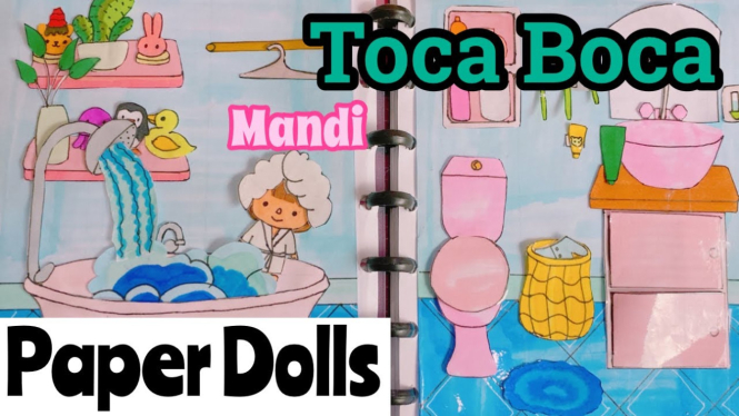 Rumah Boneka Impian di Toca Life World