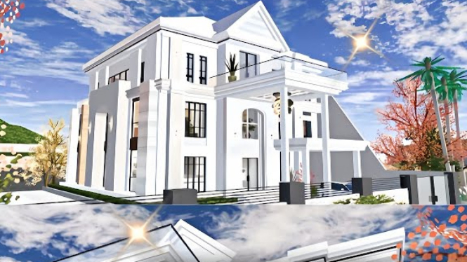 Rumah Rafi Ahmad di Sakura School Simulator