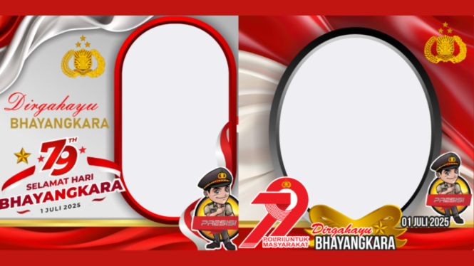 40 Link Twibbon HUT Bhayangkara ke-79 Terbaru 2025, Cocok untuk Meriahkan Media Sosial!