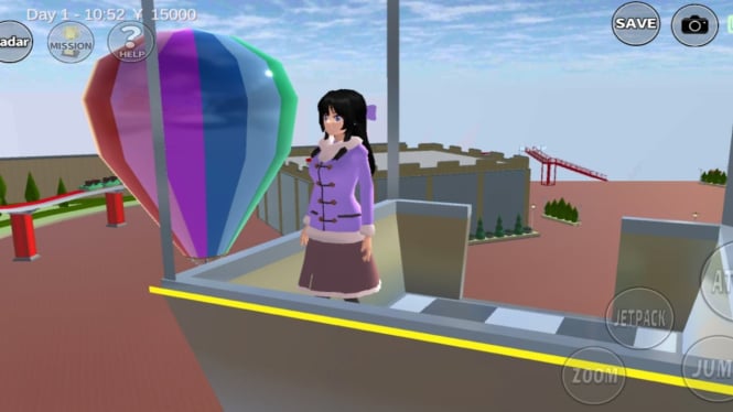 Balon Udara Terbaik di Sakura School Simulator