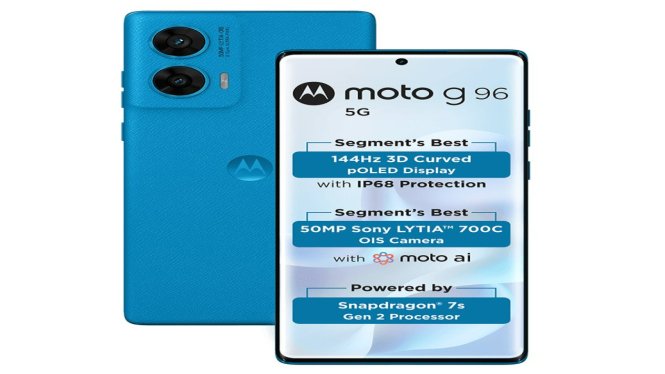 Moto G96 5G Resmi Meluncur: Layar 144 Hz