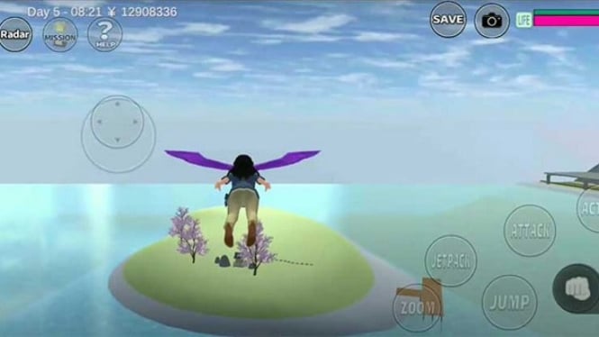 4 Lokasi Terbaik untuk Paralayang di Sakura School Simulator, Pemandangan Indah & Wajib Dicoba!