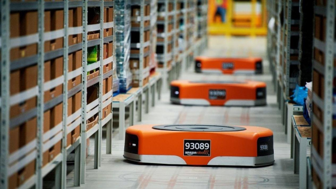 Robot Amazon Kuasai Gudang